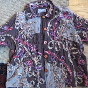 Super unique and artistic jacket.